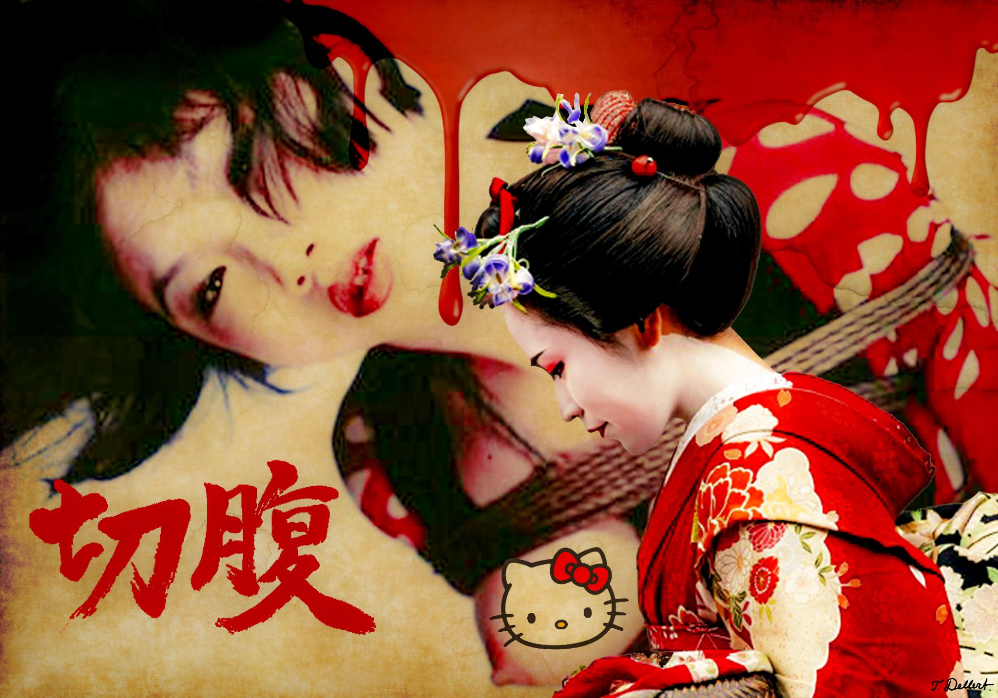 Small.  Tokyo Geisha 70 x 100 